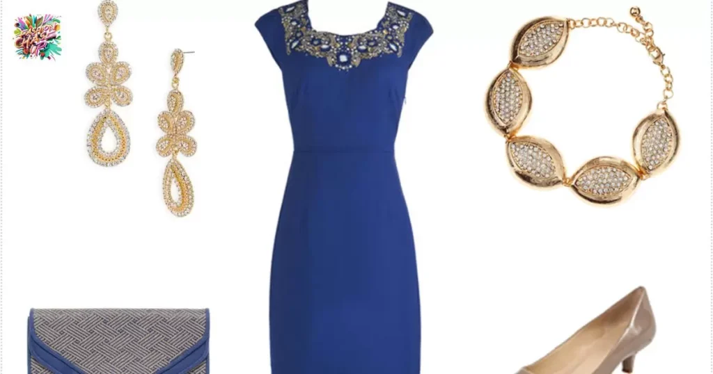 Accessories to go with the royal blue dress
